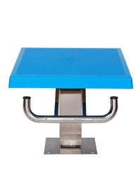 No Corrosion Swimming Diving Blocks , Skid Proof Surface Swimmer On Starting Block